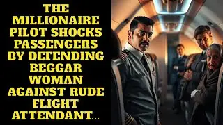 The MILLIONAIRE Pilot SHOCKS Passengers By Defending BEGGAR WOMAN Against Rude Flight Attendant...