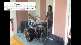 Drum demo : Afro funk groove