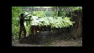 60 Days Solo Rain Survival  Shelter, Fishing Cooking Full Video #WildernessSurvival#Fishing