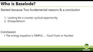 Baselode Energy - White Lies about Green Energy