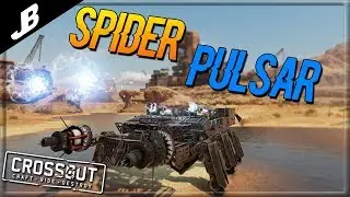 Stronger than the Tsunami cannon??? | Dual Pulsar plasma cannon on legs - Crossout Gameplay