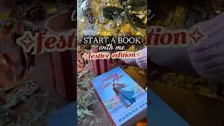 Starting a festive read for Christmas ✨ #booktube #festivereads #readingupdate #romancereaders