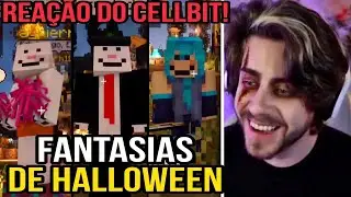 CELLBIT REAGINDO AS FANTASIAS DE HALLOWEEN | QSMP