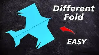 A Different Way to Fold a Paper Plane