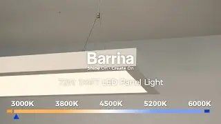 Barrina 1x4 LED Flat Panel Light #barrina #barrinashoplight #panellight #barrinalight