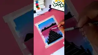 Acrylic scenery painting ideas for beginners 