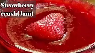 how to make strawberry crush |strawberry crush recipe for cake|strawberry jam for bread spread