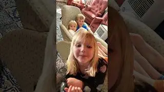 Sister trying to sing !