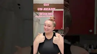 Get Unready With Me! #skincareroutine #skincare  #glowyskin #routine #nighttimeroutine #grwm #viral