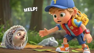 Toby Saves Hedgehog stuck in the plastic - Animal Rescue from plastic