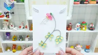 Pretty Chimes Flower that Dance with the Wind using Quilling | Make Your Own Talking Chimes Flower