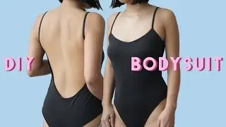 DIY High Cut Bodysuit with a Tank Top