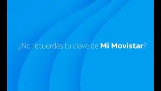 Recupera tu clave de Mi Movistar