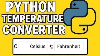 Temperature converter using python|Beginner 