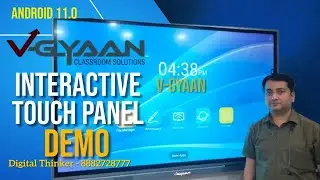 V-Gyaan Smart Board DEMO | Digital Panel | Interactive Flat Panel | Whiteboard | Smart Classroom |