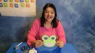 Circle Frog Craft-Animal Paper Craft-Easy Kids Craft-Preschooler-Toddler-Learn & Play With Ms. Anila