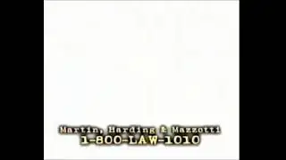 Martin Harding and Mazzotti January 2001 commercial