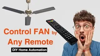 DIY Smart Home Project: Arduino-Based Ceiling Fan Control with IR Sensor and Remote #arduinoprojects