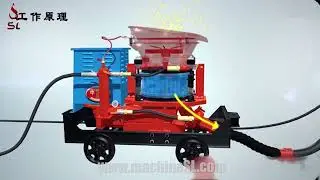how shotcrete machine works