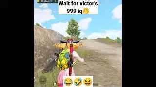 Wait for victor's 999 IQ😆🤣🤭 // Victor funny shorts // #shorts #viral #ytshorts #pubg #bgmi