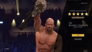 What a 5-Star finish in WWE 2K22 MyGM looks like