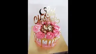Eid Mubarak - Royal Rose Falooda Cake by Ashi's Creations