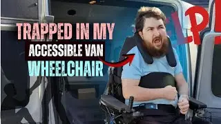 My Wheelchair Lift Broke 🤣 | Stuck in Van (Quadriplegic Story)
