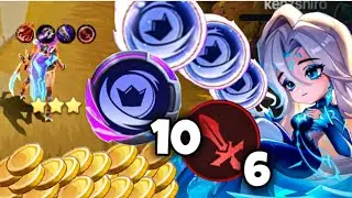 3 STAR NATALIA 10/10 SHADOWCELL 6 WEAPON MASTER | MAGIC CHESS GO GO