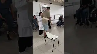 Primeira vez usando a &oacute;rtese pois AVC 