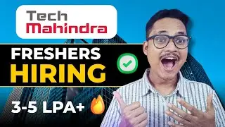 Tech Mahindra Hiring Freshers 🔥 Apply Now | Job for Freshers