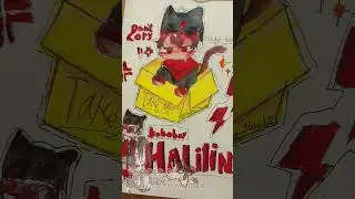 //maaf g rapi mewarnai nya karena blum handal🤗//#boboboyhalilintar #drawing