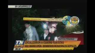 Cuatro turistas fueron localizados  en el Volc&aacute;n Santa Mar&iacute;a