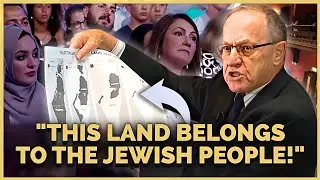 Alan Dershowitz Leaves Entire Pro Palestinian Crowd DUMBSTRUCK Over This Map!