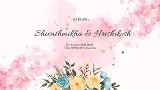 SHIVATHMIKHA & HRISHIKESH | 🔴 Wedding Live | The Fhoto by Shaun | Wedding Photography
