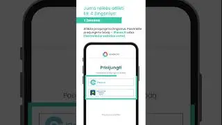 Kaip pradėti naudotis Esveikata mobiliąja programėle