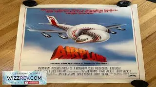 Original Airplane The Movie Poster 27x41 One Sheet Leslie Nielsen 800086