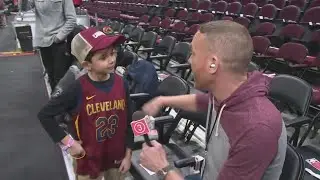 Mike Polk Jr. at Rocket Arena before LeBron James' return to Cleveland