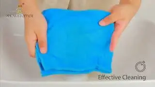 Homexcel Microfiber Towels, Lint Free, Scratch-Free, Highly Absorbent, and Reusable Cleaning Rags