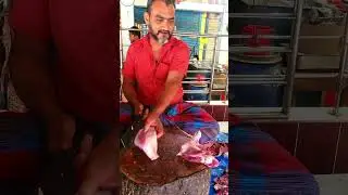 Top notch fleshy goat meat cutting 