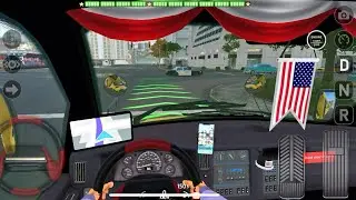 School Bus Driving in Boston Route 1 - Bus Simulator : EVO - Mobile Gameplay | Transport Simulator