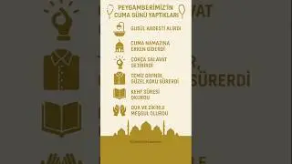 Peygamberimiz Cuma G&uuml;nleri Ne Yapardı? #peygamber #dua #islam