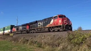 Canadian National  -  Stack/Rack Train    25 Oct 25