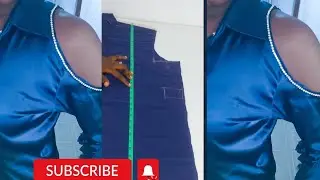 2in1tutorial how to make a shirt with cold shoulder sleeve. beginners friendly. #sewingtutorial