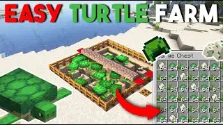 ПРОСТАЯ ферма черепах в Minecraft 1.20! [Обучение]