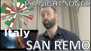 🇮🇹 SanRemo 1st Night songs REACTION | Italy | Eurovision 2021
