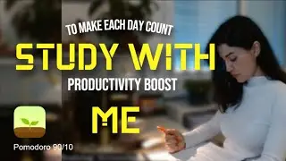 LIVE 9h HOURS Study With Me 📚 DISCIPLINE 🔥 Pomodoro