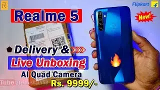 Realme 5 Flipkart Live Unboxing, Overview, First Impression & Camera | Only ₹9999 The Budget Killer