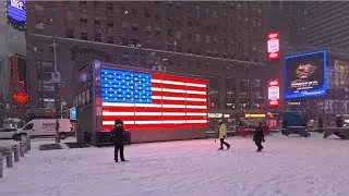 Snow Is Falling in New York City