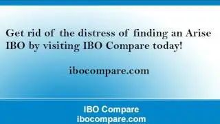 Find The Best Arise IBO For You