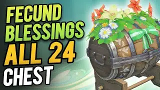 All 24 Fecund Hampers Chest Locations | Fecund Blessings Event Genshin Impact